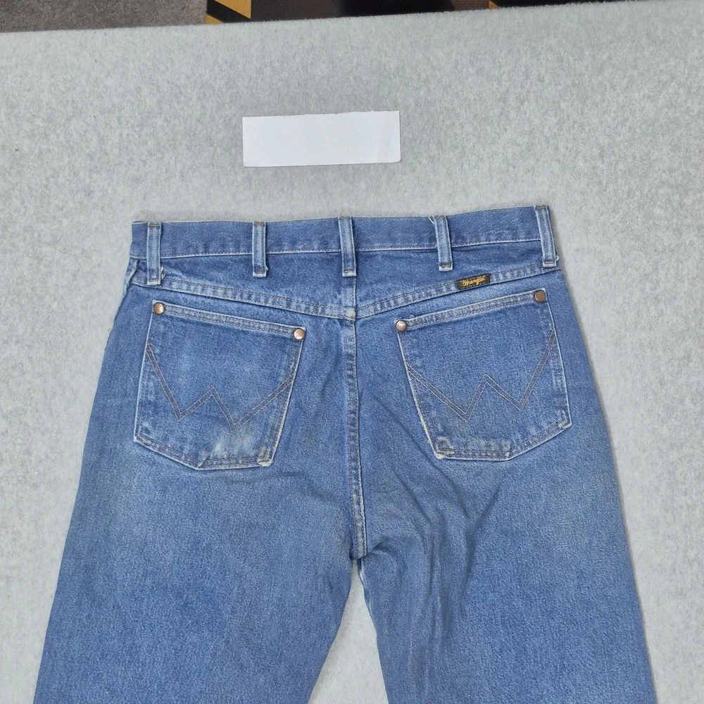 Wrangler Men Jeans 30X34 Blue Denim 13MW Cowboy Cut Original Fit 34